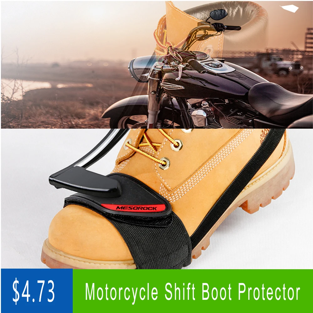 Motorcycle Anti-slip Shoe Cover Anti-Scratch Wear Resistant Motorbike Shift Boot Protector Motorcycle Shifter Harley Style