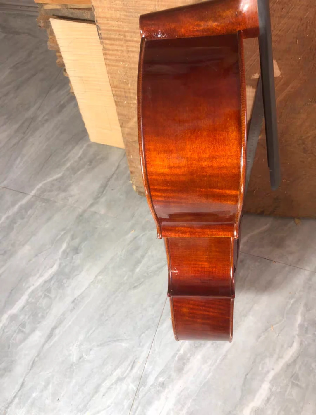 Tiger Maple solid wood Cello 4/4 3/4 Spruce panel student cello stringed instrument beginner professional violoncello Free ship