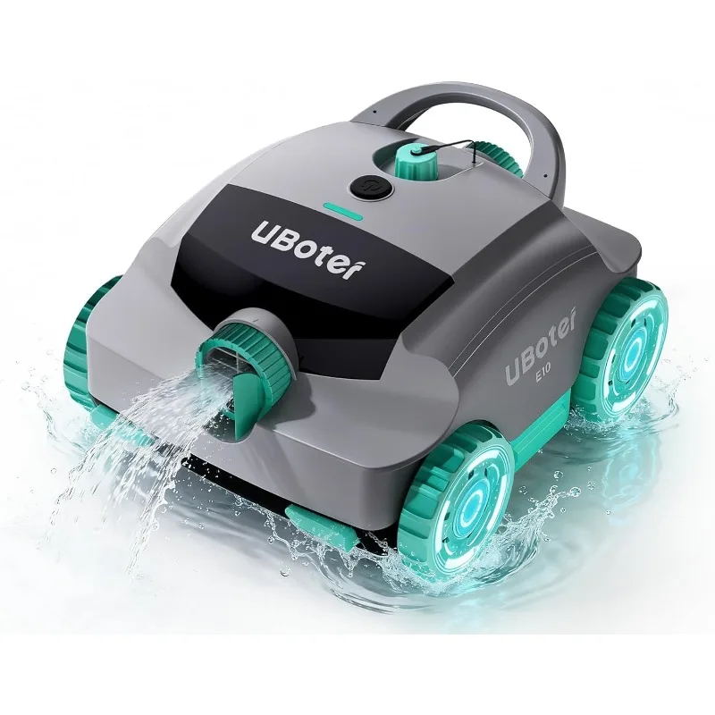 

Робот-пылесос для бассейнов UBoter E10, беспроводной, с двухслойной фильтрацией, мощным преодолением препятствий, улучшенной очисткой углов