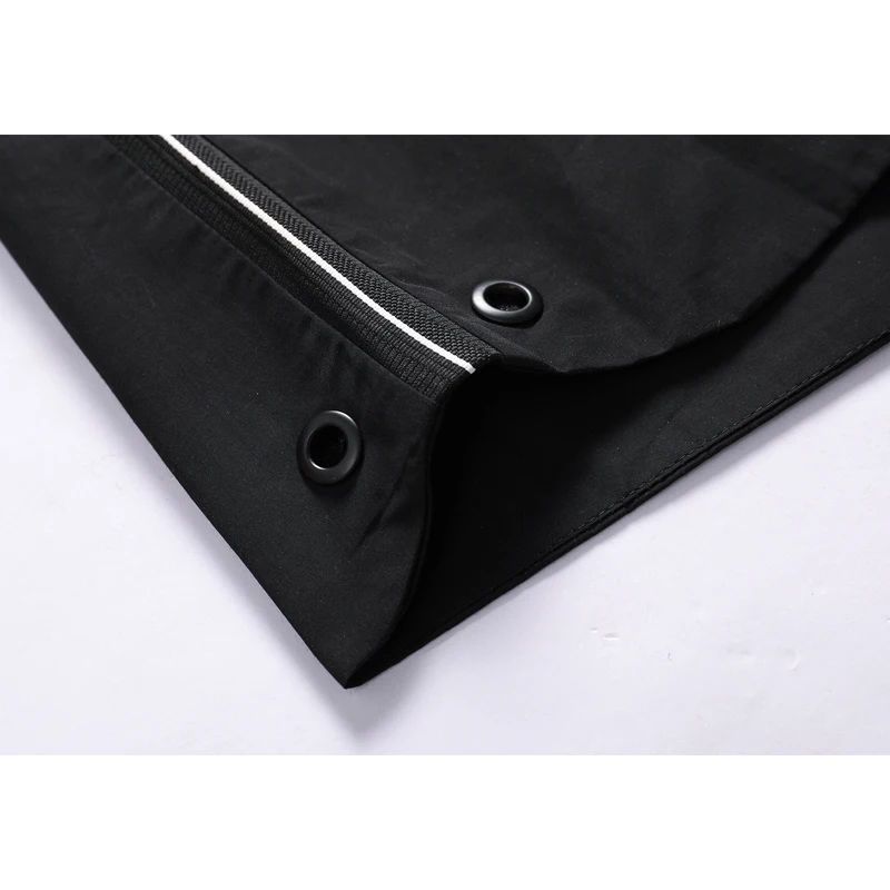 Autumn Men's stormcoat 2024 New Solid Color Casual Mid length Outdoor Travel Hooded windbreaker Men's Thin Slim Fit Jacket