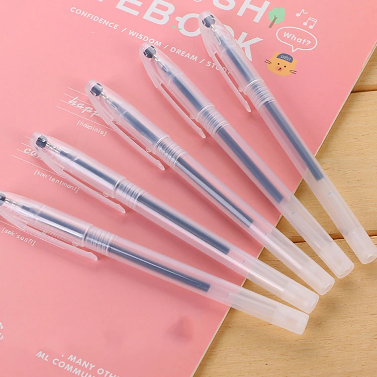 15Pcs Gel Stift Shell PP Transparent Kugelschreiber Shell Abdeckung Einfache Styple Günstigste Stift Shell Abdeckung auf Ale