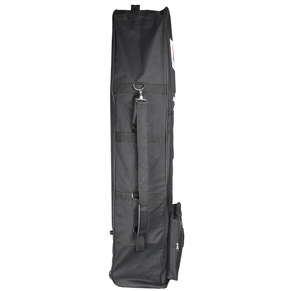 Korean Flag Pattern Golf Travel Bag With Wheels Detachable Shoulder Straps Foldable Golf Club Travel Cover Golf Aviation Bag
