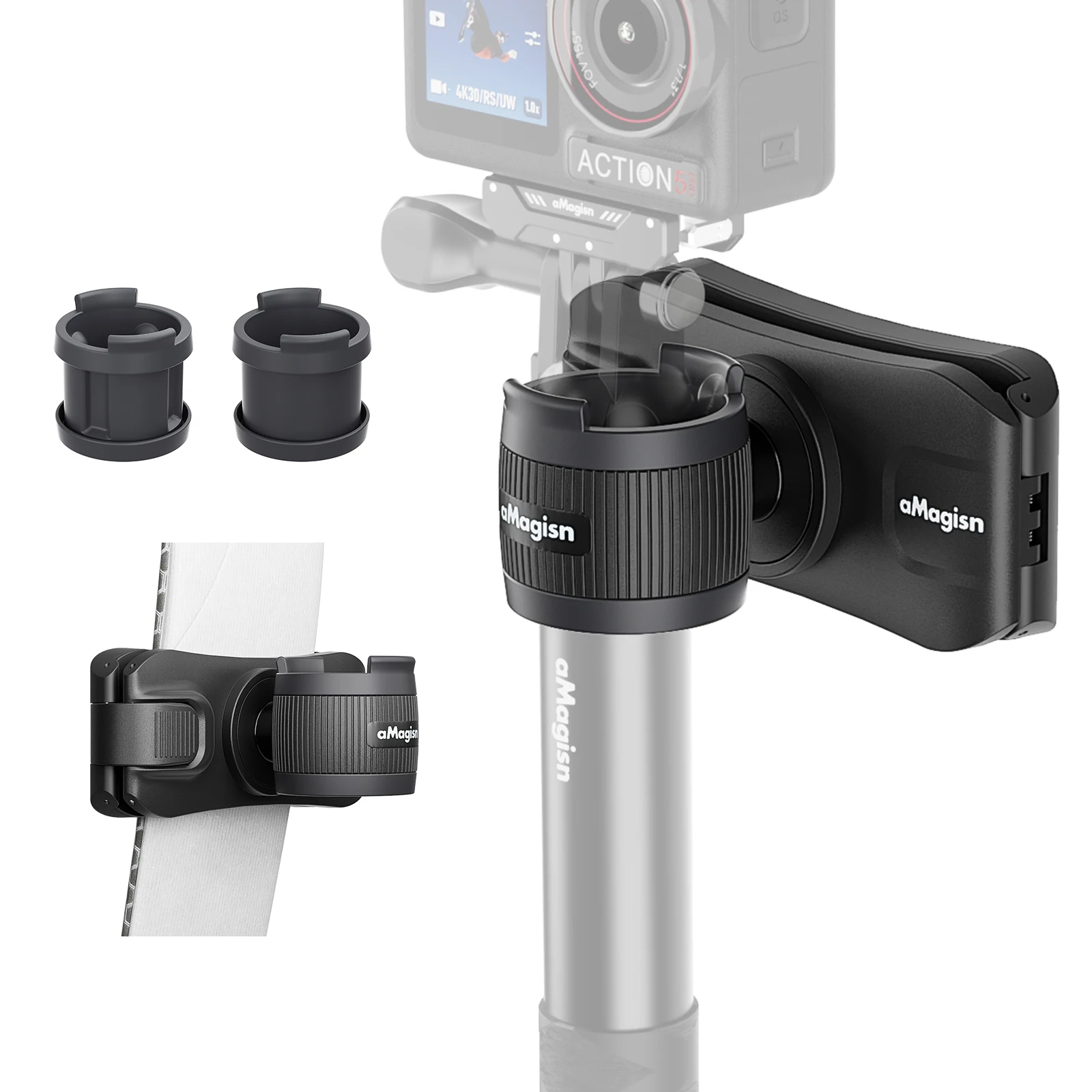 

Selfie Stick Holder for DJI Osmo Action 5 Pro Selfie Stick Backpack Storage Bracket Sports Camera Accessories