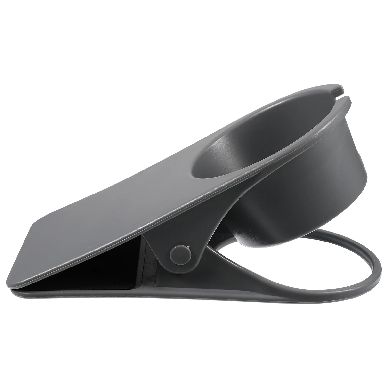 

1pc Water Cup Clip Easy Install No Drill Desk Side Cup Holder Clamp Bottle Stand Beverage Holder Tableside Teacup Fixing Clip