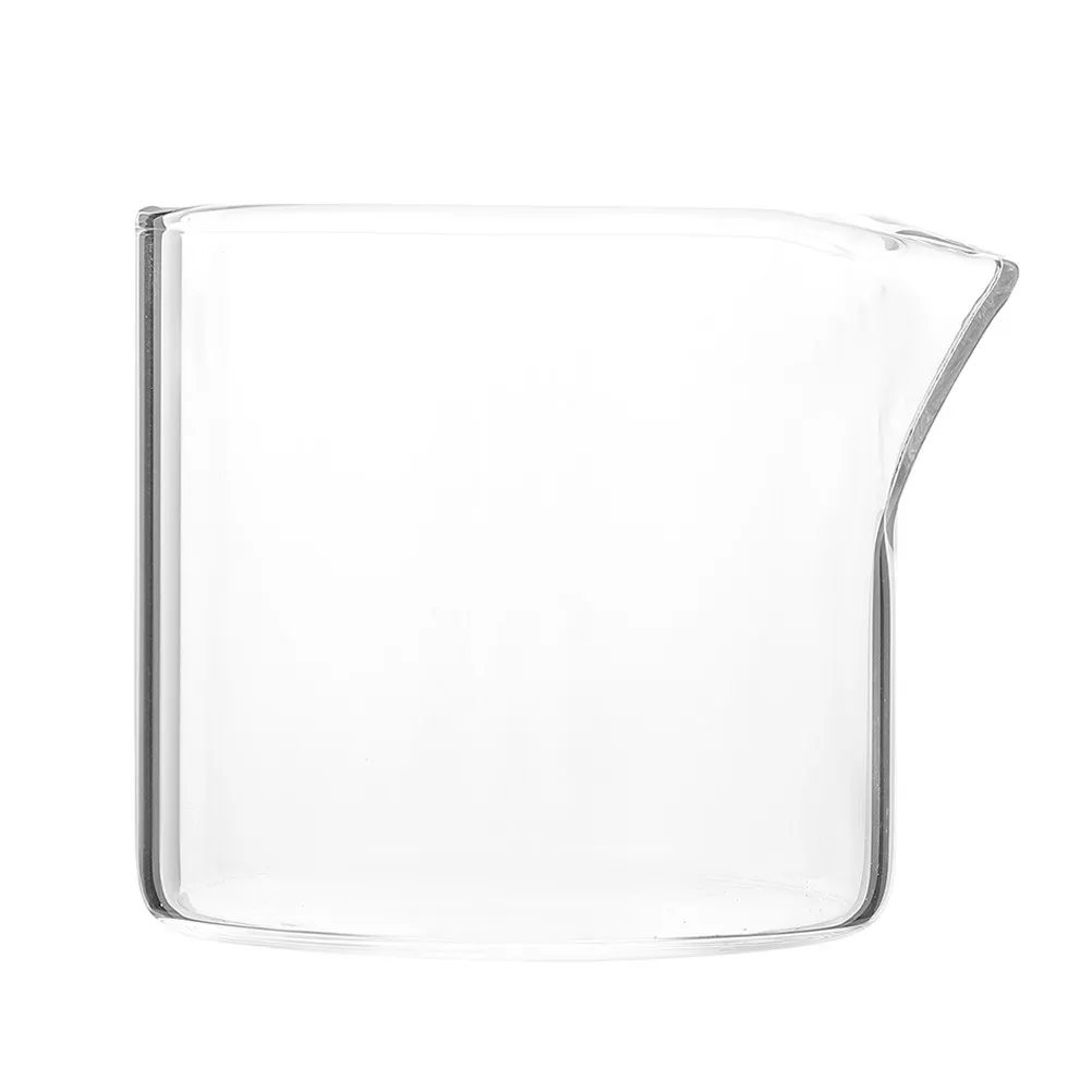 Glass Milk Jug Simple Design Easy to Clean Multi Purpose Container for Coffee Tea Dessert Shop Home Kitchen Use Milk Jar - Detail 1