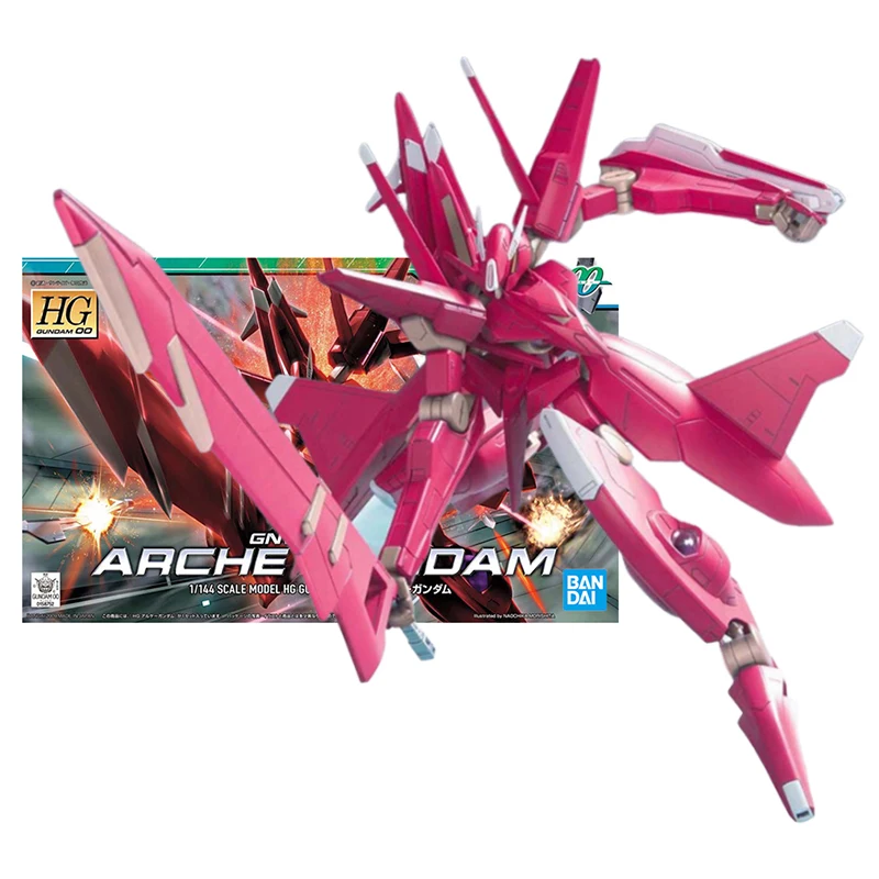 

Bandai Figure Gundam Model Kit Anime Figures HG 00 1/144 GNW-20000 Arche Mobile Suit Gunpla Action Figure Toys For Boys Gifts