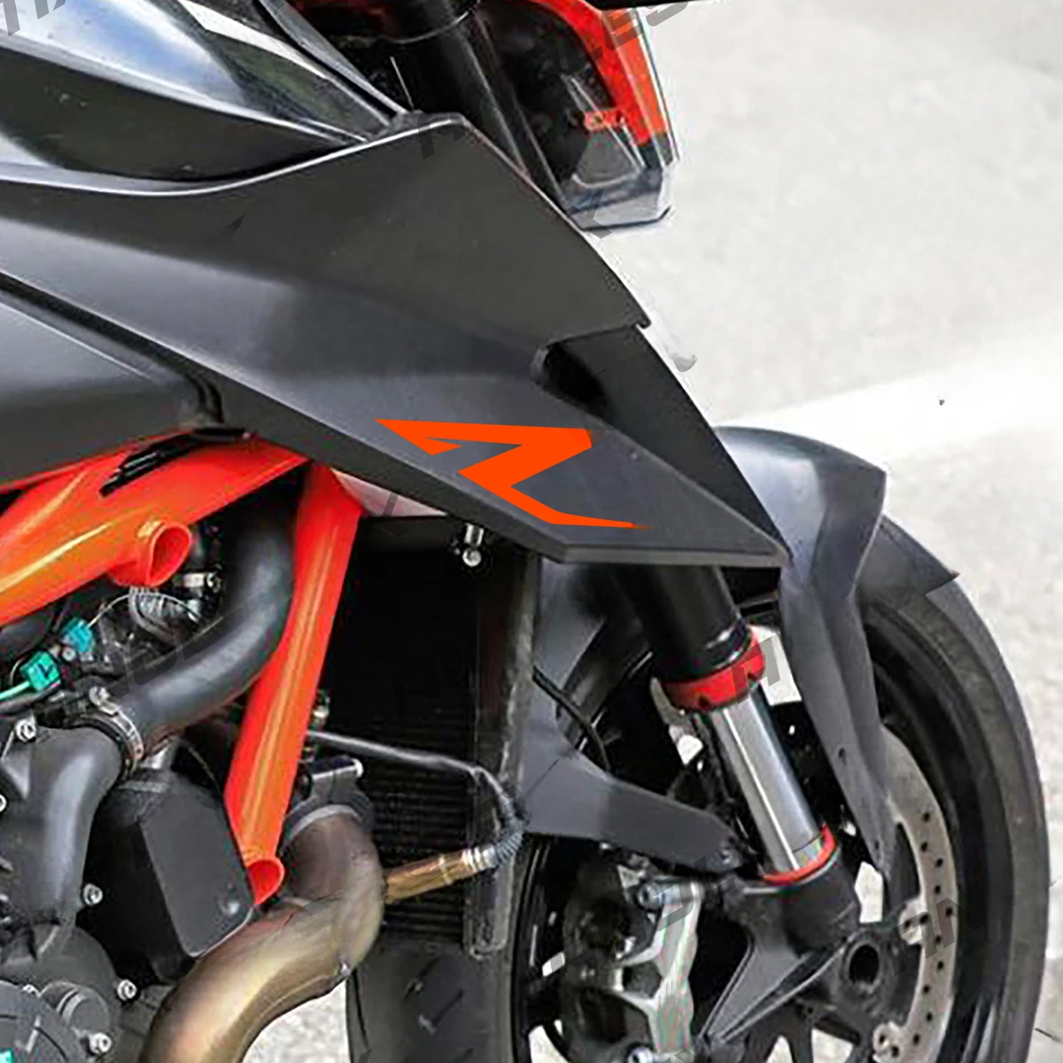 2pcs Motorcycle Stickers Motorbike Fender Vinyl Decals for KTM Super Adventure Duke RC 390 690 790 890 1090 1190 1290 R image 3