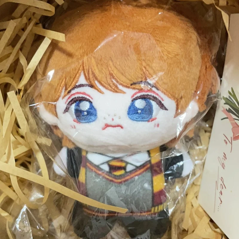 10cm Pluszowe Figurki Harry'ego Pottera Anime Malfoy Hermione Ron Cosplay Kreskówkowe Zabawki Bawełniane Breloczki Dekoracja Plecaka Prezent ACG