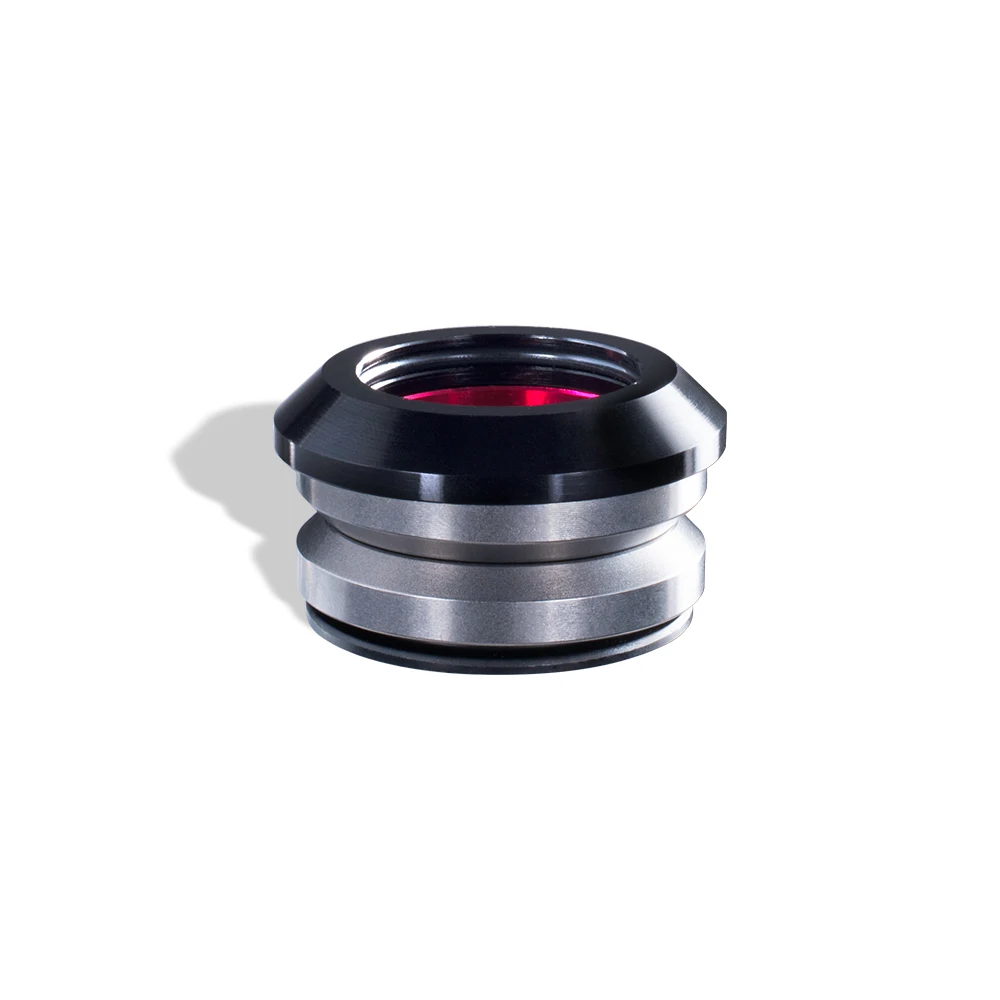 Funsea MTB Accessories Headset 1-1/8 IS42 28.6mm Stem Cap Integrated Bearing Bike Parts 45 Degree with 5mm Headset Spacers