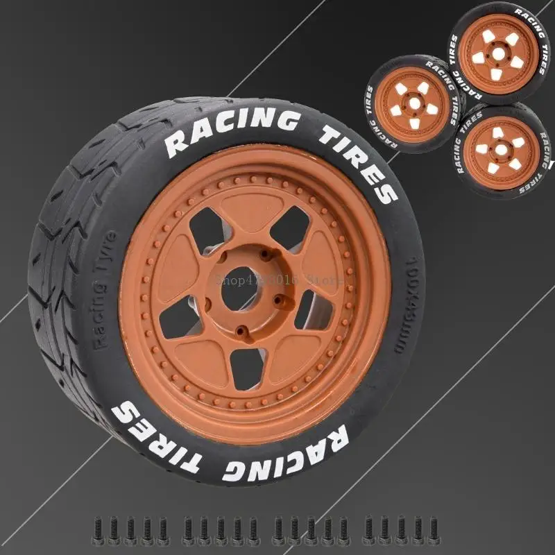 

4pcs and Tires for 1/7 1/8 Remote Control Crawler Car Wheel Upgrades Car Tires