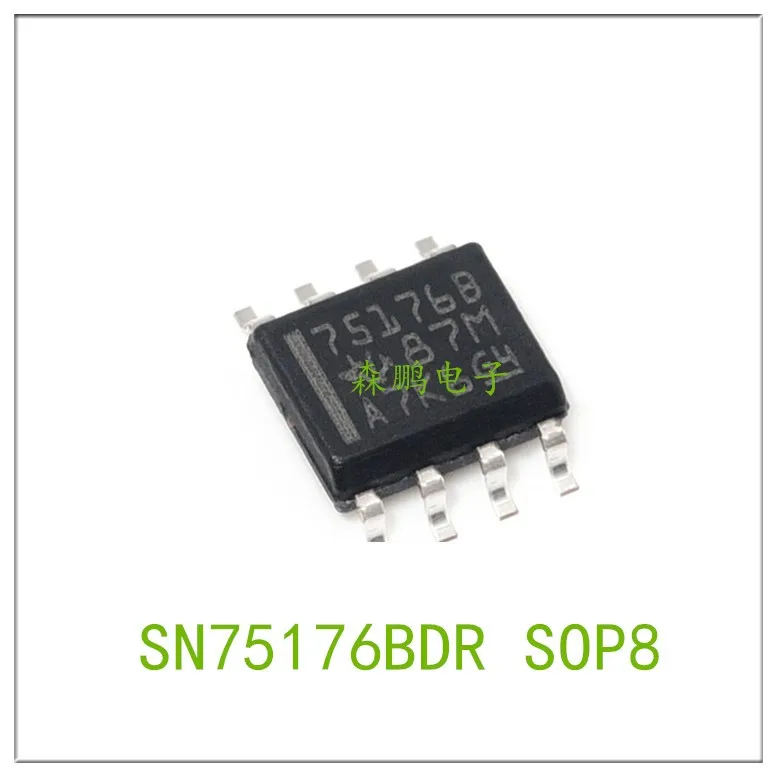 5PCS SN75176BDR SOP8 IC Chip 100% NEW