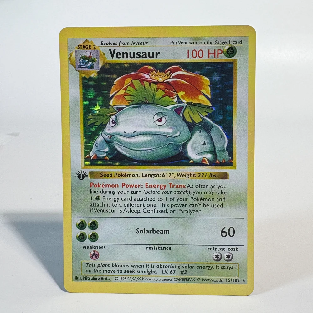 

PKM Senior Rare Proxy Card VENUSAUR GIOVANNI'S PERSIAN RAICHU ZAPDOS Hobbies Collection Battle The best gift