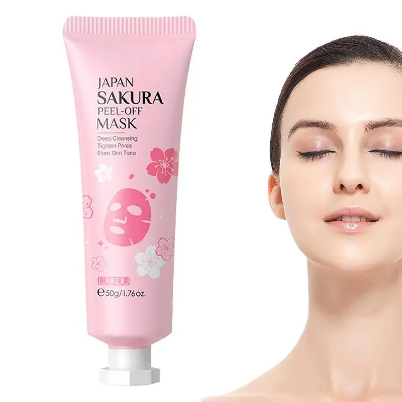 

Sakura Blackhead Remover Nose Mask Pore Oil Control Strip Peel Off Black Dots Tear Off Mask Anti Acne Deep Cleansing Skin Care