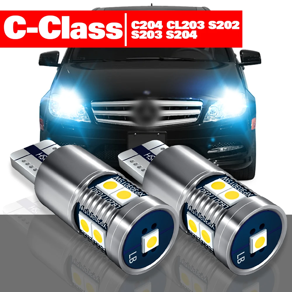 

For Mercedes Benz C Class C204 CL203 S202 S203 S204 1996-2020 2pcs LED Parking Light Clearance Lamp Accessories 2013 2014 2015