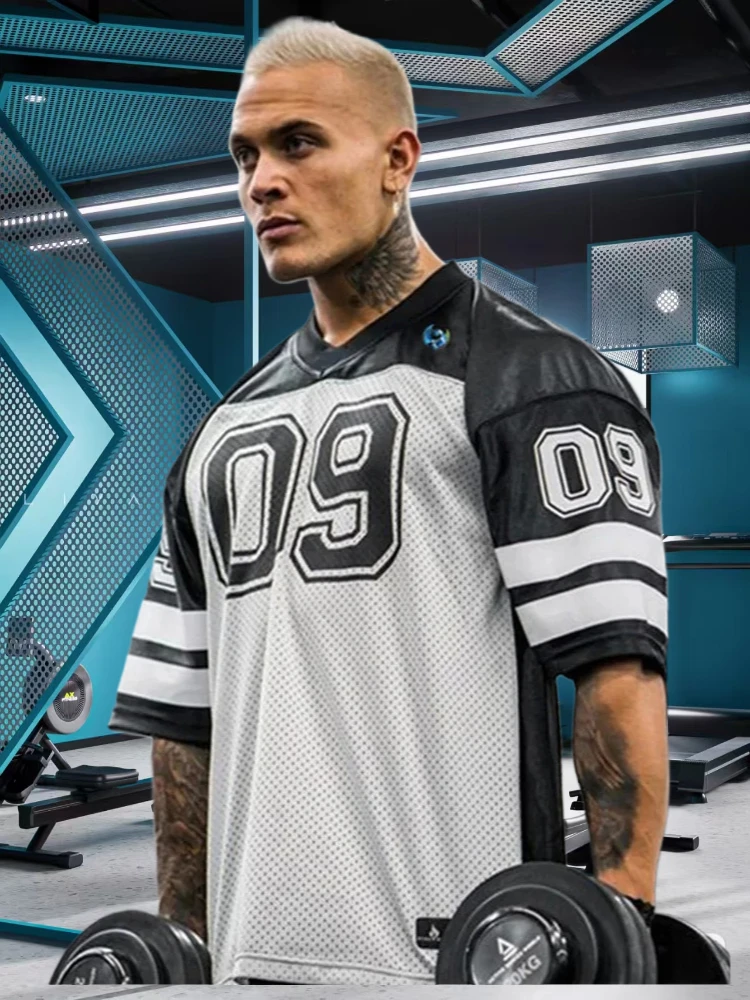 

2025 Quick-drying Breathable T-shirt for Men, Football Sweatshirt for Sports, Loose and Fit, Oversized for Adults and Children