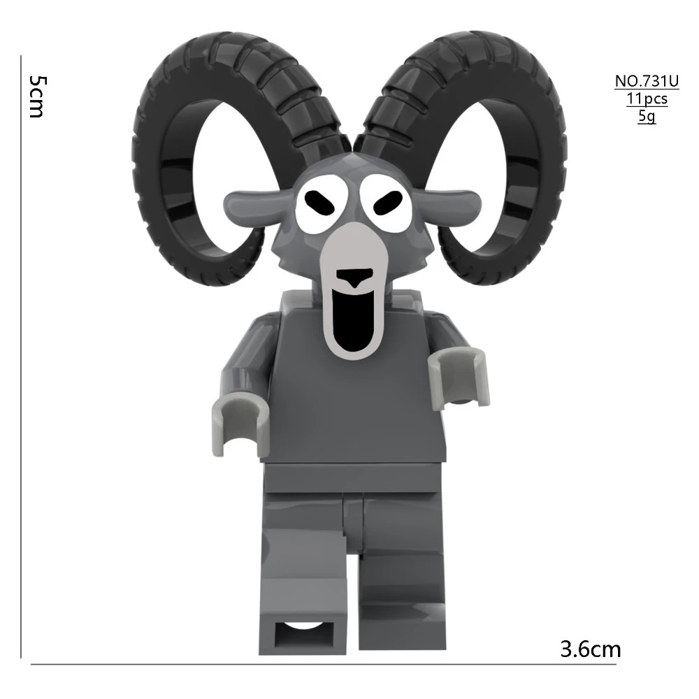 حار جديد 99 ليال في الغابة الغزلان البومة الماعز الوحش اللبنات مجموعة نموذج تجميعها اللبنات لعب الأطفال دمية