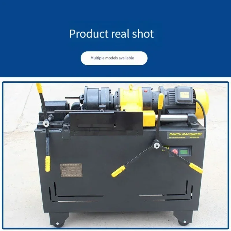 

Модернизированный станок для прокатки стальных стержней Стальной стержень с ЧПУ Прямая резьба Круглая стальная прокатная машина Станок для зачистки резьбы