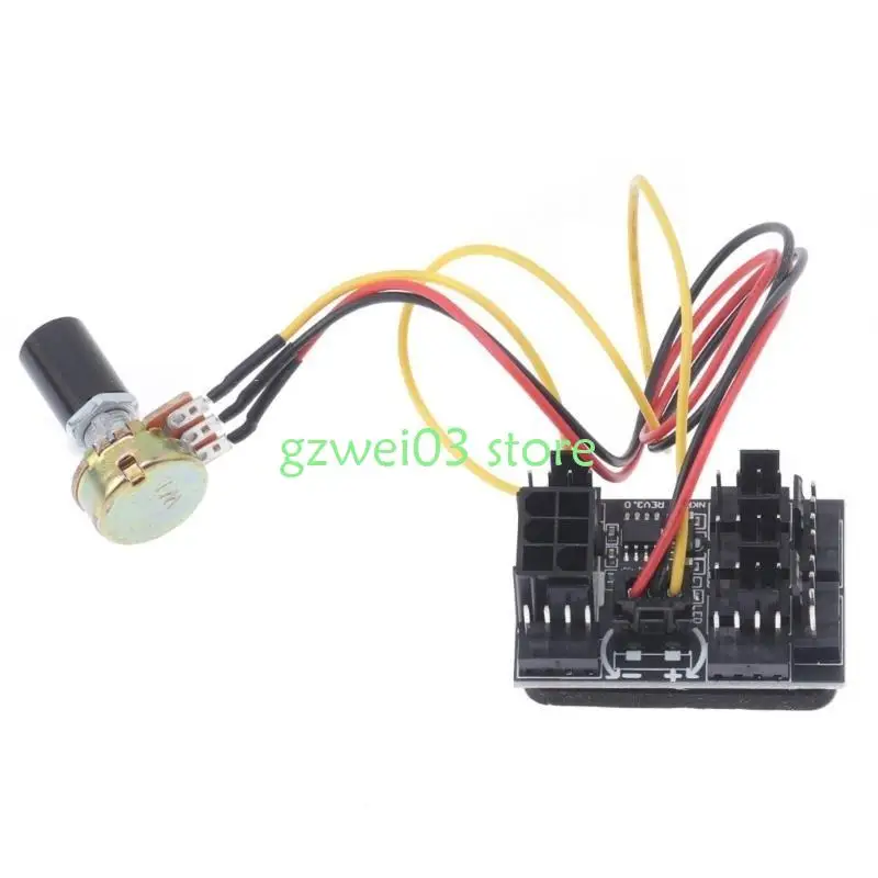 Y8AC 8 Port PWM Case Cooling Lüfter Hub -Lüfter -Controller für eine effiziente Kühlung mit 3Pin/4Pin -Lüfterkompatibilität 6Pin