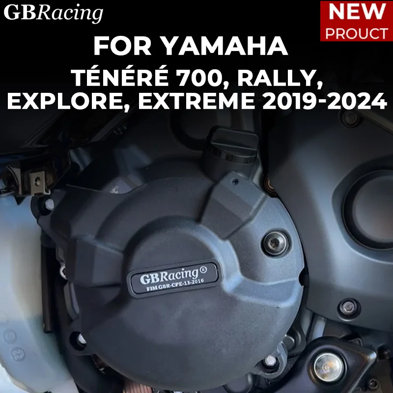 

Для Yamaha MT07 XSR700 FZ-07 MT-07 трекер 2014-2024 Tenere 700 2019-2024 GBRacing мотоциклы крышка двигателя защитная крышка