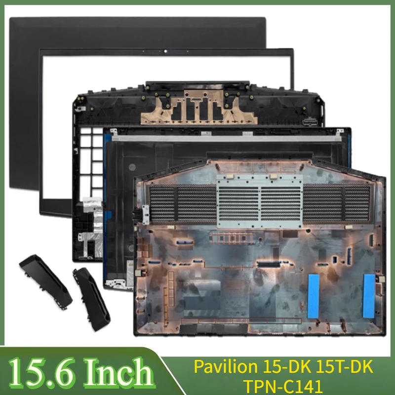 

15,6 "зеленый новый для ноутбука Pavilion 15-DK 15T-DK TPN-C141, задняя крышка ЖК-дисплея, передняя рамка, петли, упор для рук, верхняя часть корпуса, нижняя часть корпуса