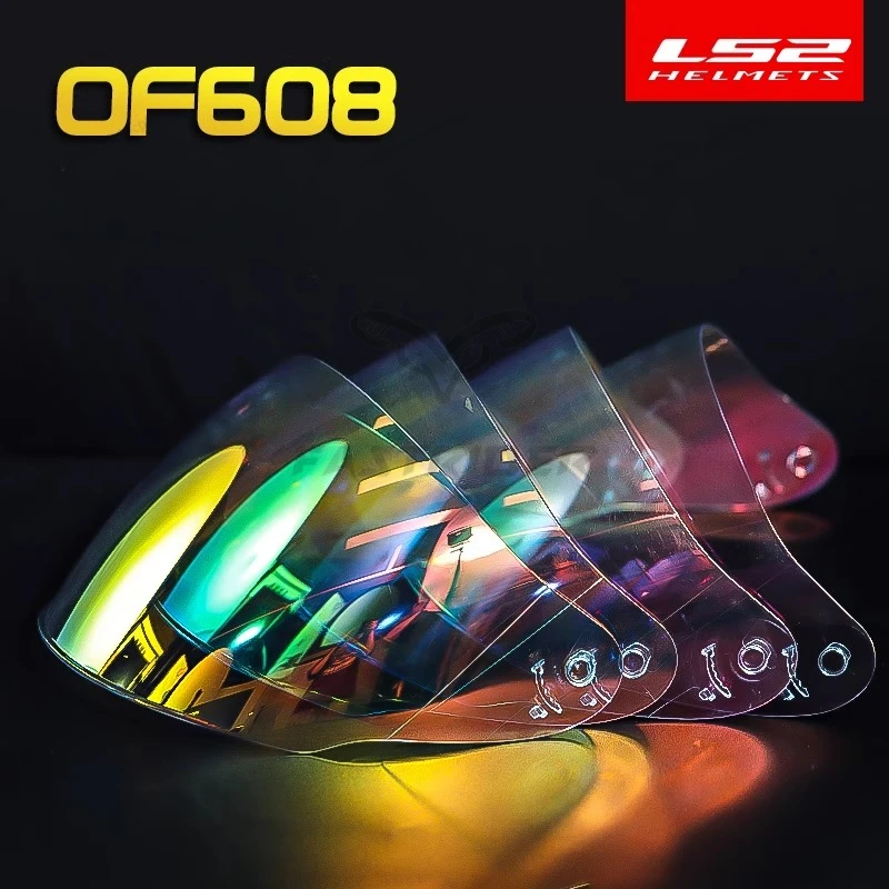 

Линза LS2 OF608, прозрачный черный чай, Аврора, красное зеркало, солнцезащитный крем высокой четкости, дневные и ночные универсальные аксессуары для шлема