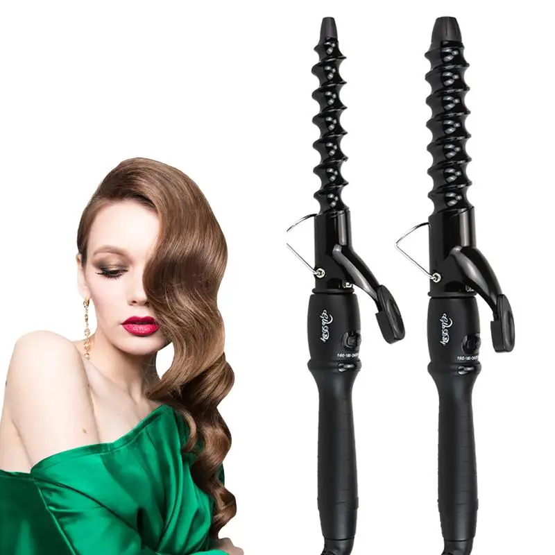 

Hair Curlers Wave Spiral Electric Professional Ceramic Curling Iron Home Salon Styling Tool Kit Accessories
