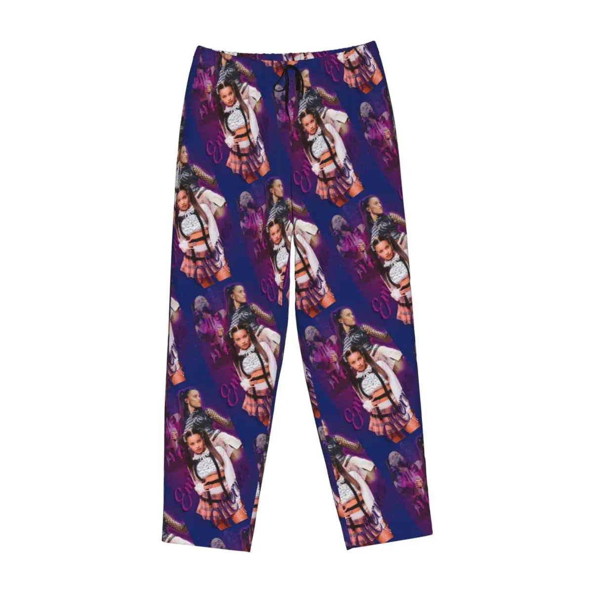 مخصص مطبوعة E-Emilia Mernes بيجامة السراويل النسائية Mp3 المغني المشارك ملابس النوم قيعان مع جيوب