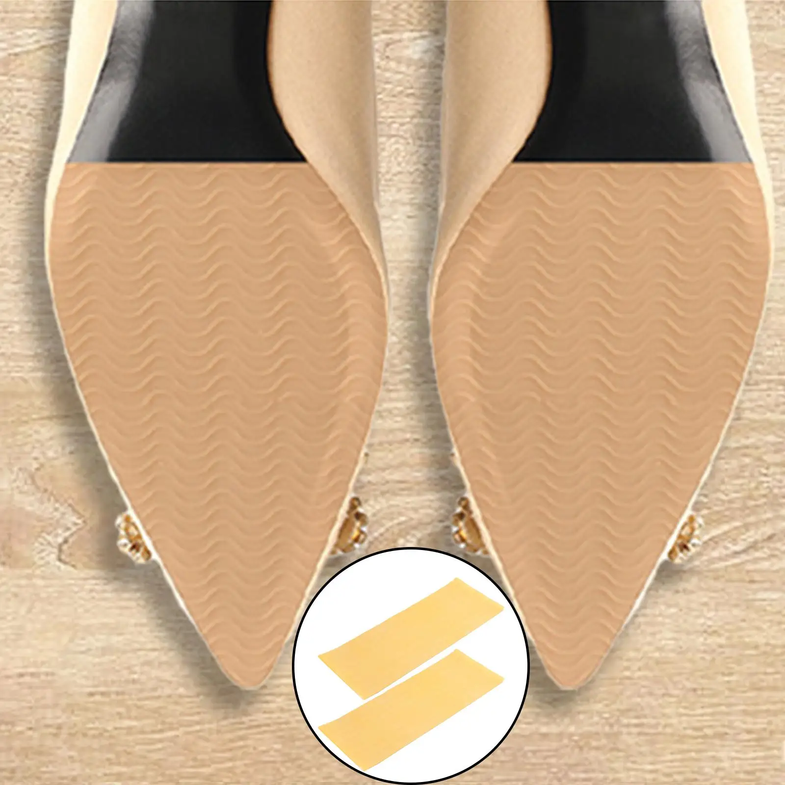 

,Multicolor Self-stick Pads Sole Shoe Bottoms Slip Resistant Shoe Sole Cover for High