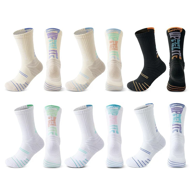 Men's Basketball Socks Sports Socks Knee High Thickened Towel Bottom Cycling Running Basket Child Adult calcetines Socks