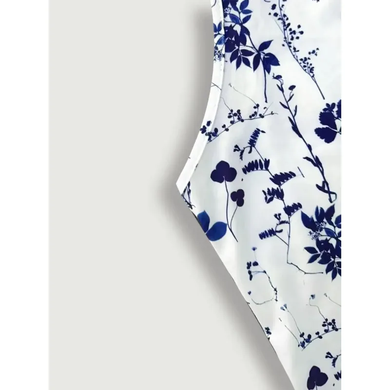 ヨーロッパとアメリカの夏の新しいファッションプリント柄レディース半袖TTシャツベスト