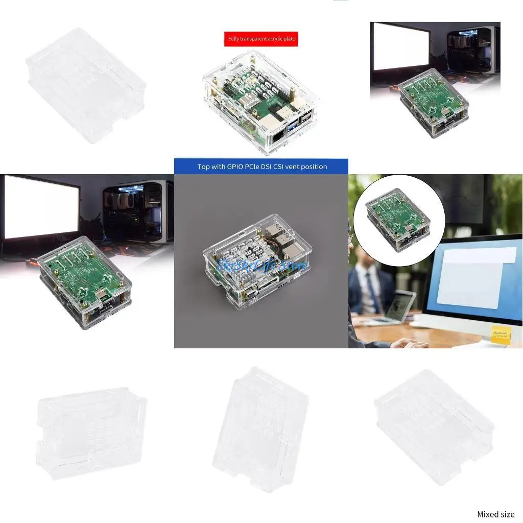 

E65E Clear Acrylic Cover for Development Board Designed and Ventilated