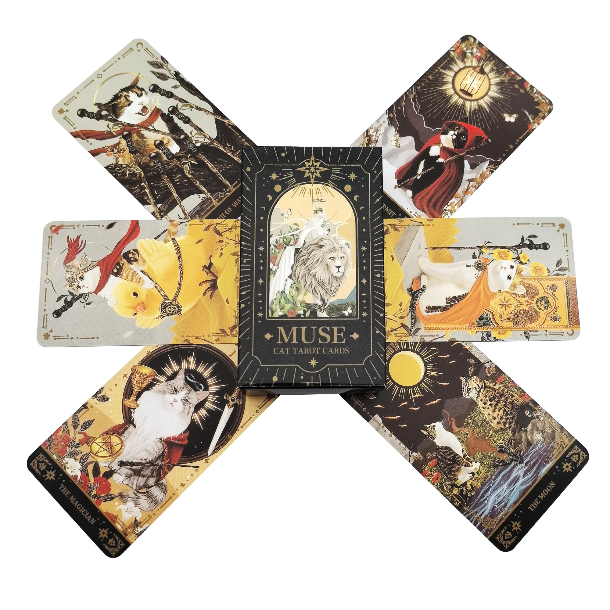 

New Cats Against Anxiety Tarot For Self Esteem and Stress Affirmations for Anxiety Emotions Cat Gift For Women Men