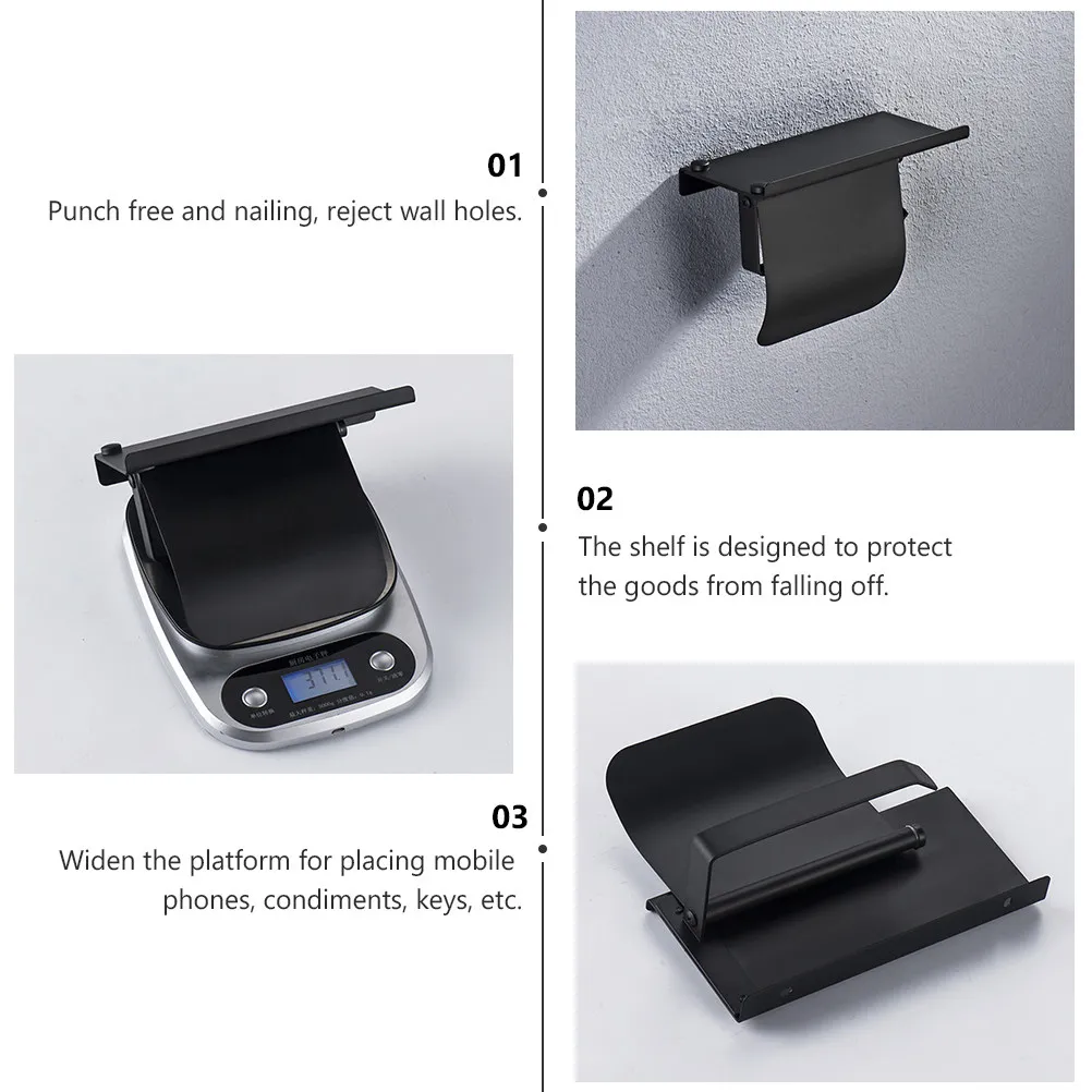 

Настенный держатель для салфеток из нержавеющей стали для ванной и кухни, без сверления, контейнер для хранения салфеток, держатель для бумажных полотенец