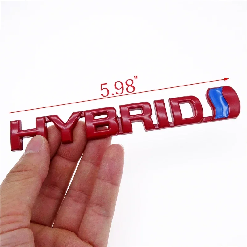 3 Styles Car Decoration for Toyota Prius Camry Crown Auris Rav4 3D HYBRID Car Logo Stickers Refitting Metal Emblem Badge Decal