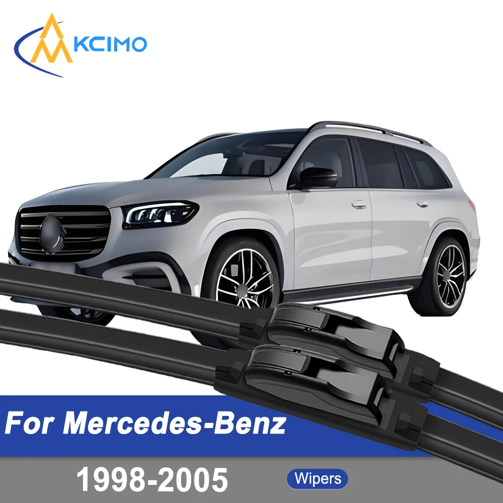 

Premium Rubber Durable Silent Windshield Wiper Blades 2pcs for Mercedes-Benz GLS X167 2020-2025 Front Wiper Blades Set