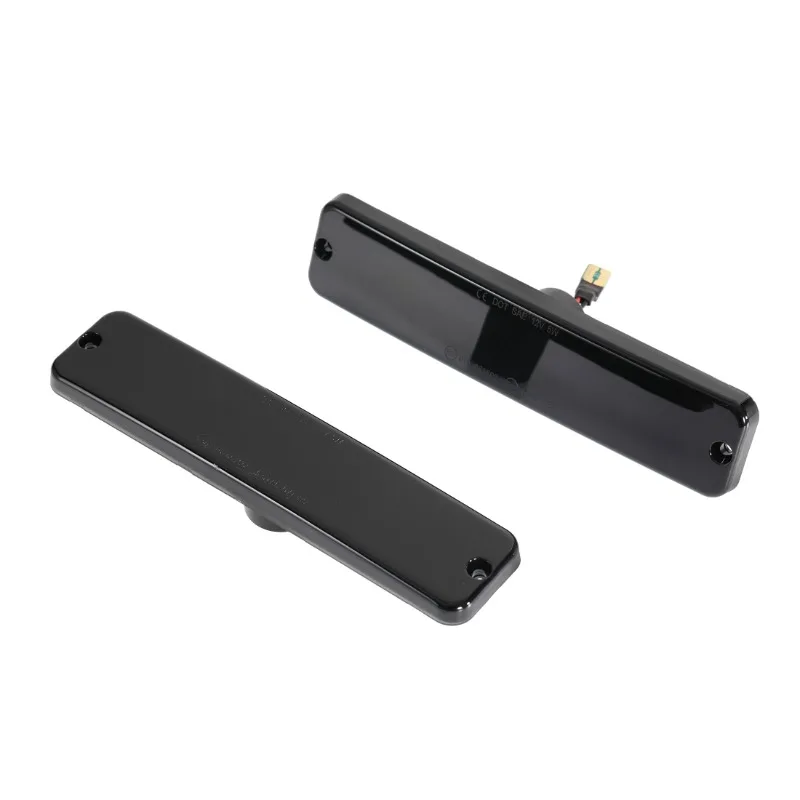 Luci di ingombro laterali a LED ambra luce di ingombro paraurti anteriore a LED fumé per Jeep Wrangler YJ 1987-1995