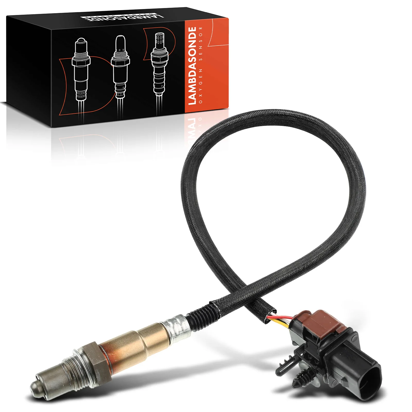 Frankberg 1x Lambdasonde Diagnosesonde Nach Katalysator für Jaguar XF X250 2.0L 2012-2015 234-5155 C2D24922