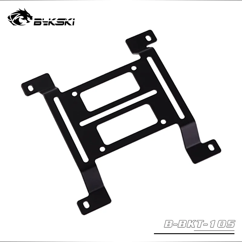 Bykski Mounting Support For Water Cooling Raditor Bracket/ Reservoir Stand/ Pump Holder, 12cm Fan Position Flat Or Convex