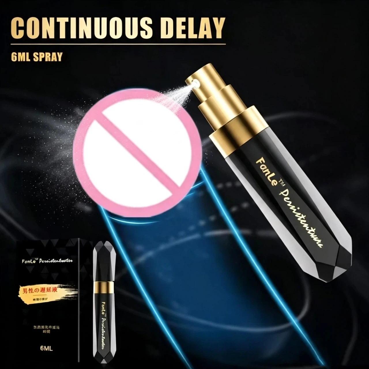 Delay Ejaculation Spray For Men External Use Anti Premature Ejaculation Prolong Penis Enlargement view 2