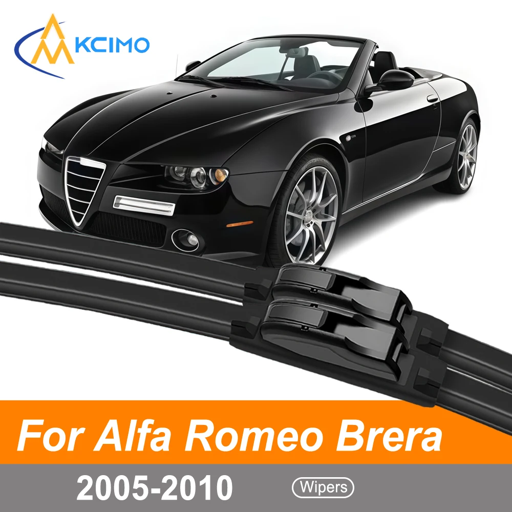 

2PCS Windscreen Wiper Blades For Alfa Romeo Brera / Spider 939 2005-2010 Front Windshield Wiper Set Easy Clip-on Installation