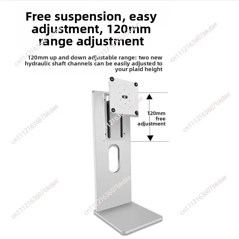 Bracket with CNC Aluminum Alloy Shell, Computer Screen Lifting Rotating Bracket XDR Style for Ergonomic Setup