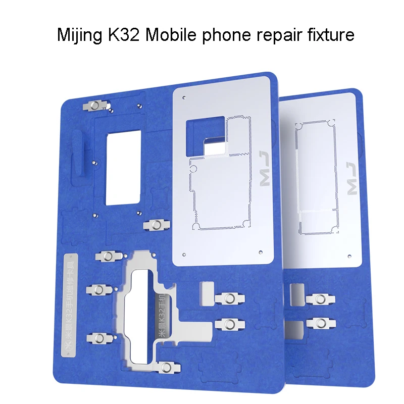 Mijing K32 soporte de fijación de PCB para teléfono 11 11Pro 11promax, plataforma de reparación de soldadura, abrazadera de placa base CPU PCB, plantilla de Clip, herramienta de reparación