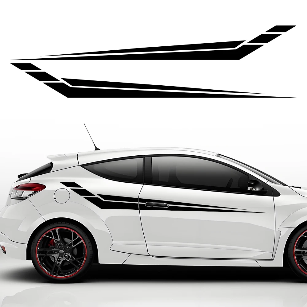 

Car Sticker Door Side Wrapping Decals Kit Waterproof Auto Wrap Vinyl Film PVC Decals Car Accessories Decoration Exterior