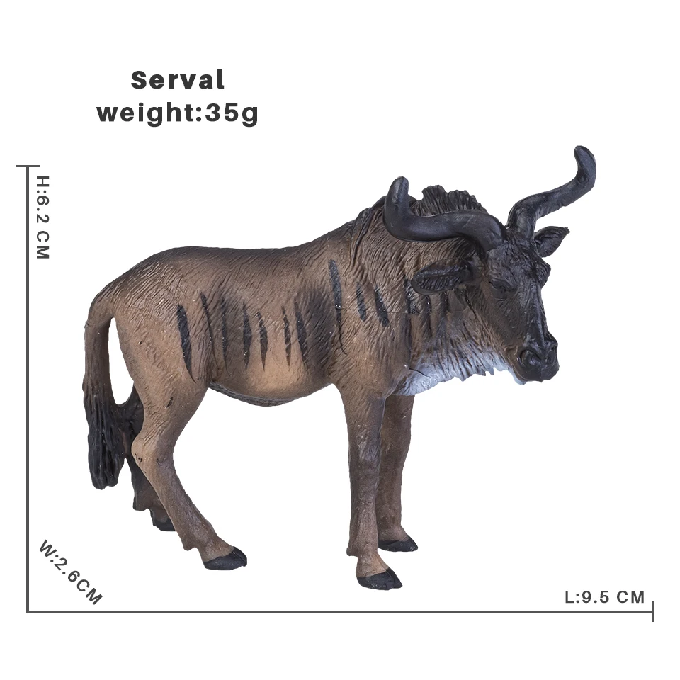 Solide Simulation Wild Zoo Tier Schimpansen Giraffe Zebra Modell Action-figuren Bär Nilpferd Nashorn Figuren Spielzeug für Kinder – Detail 19