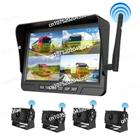 Wireless Car Monitoring, Reversing Camera, Driving Recorder, High-definition AI Blind Spot, Magnetic Suction, Solar Energy, RV