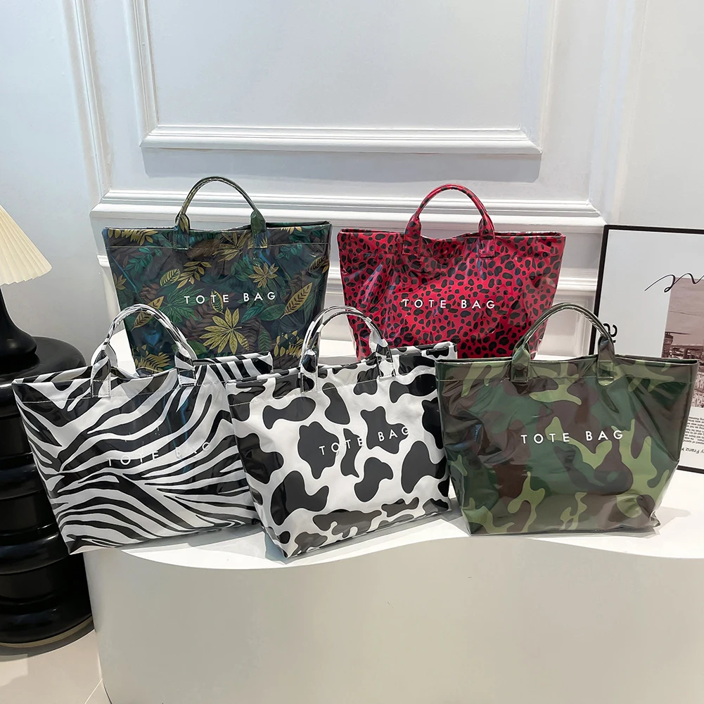 Sac fourre-tout à la mode pour femmes, sac de transport quotidien de grande capacité, sac de transport ample, sac à poignée supérieure élégant, sac de voyage en plein air