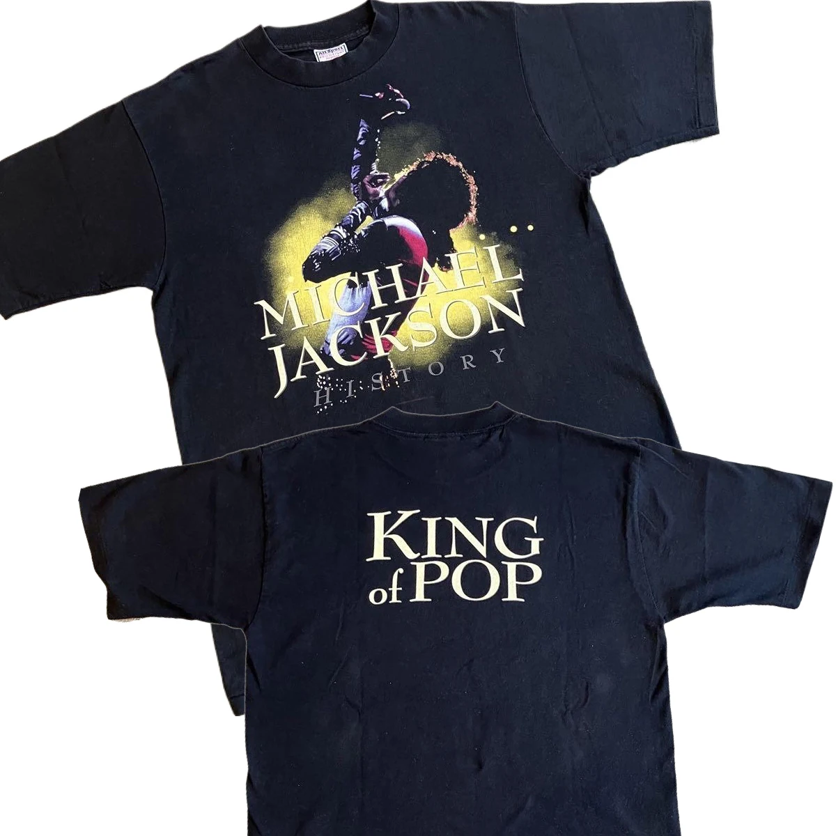 

90S Vintage King Pop Michael Jackson T-Shirt New 100% Cotton O-Neck Short Sleeve Summer Casual Mens T-shirt Streetwear