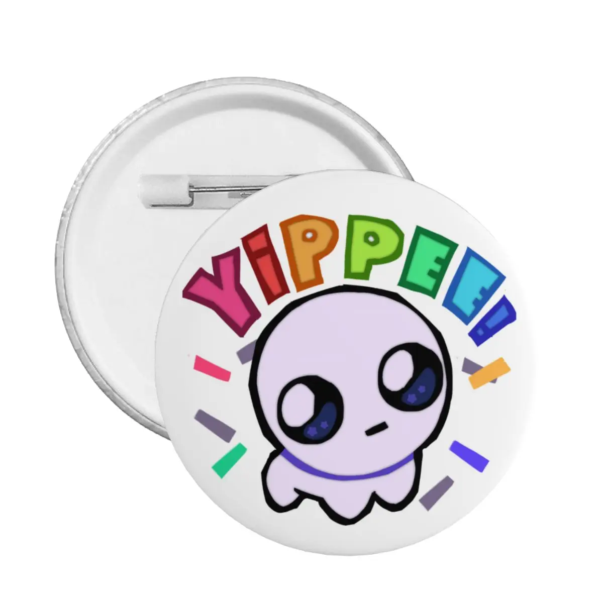 Tbh stwory z autyzmem Meme Yippee przypinka z guzikami na plecach niestandardowa broszka na torby Pinback prezent urodzinowy