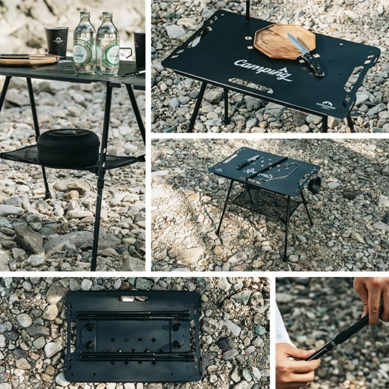 New Outdoor IGT Tactical Table Aluminum Alloy Lightweight Folding Table Convenient For Carrying Picnic Coffee Table