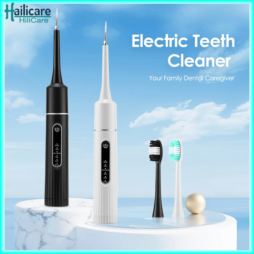 

Electric Dental Scaler Teeth Sonic Vibration Cleaning Teeth Whitening Plaque Calculus Coffee Smoke Stains Tartar Removal Tooth